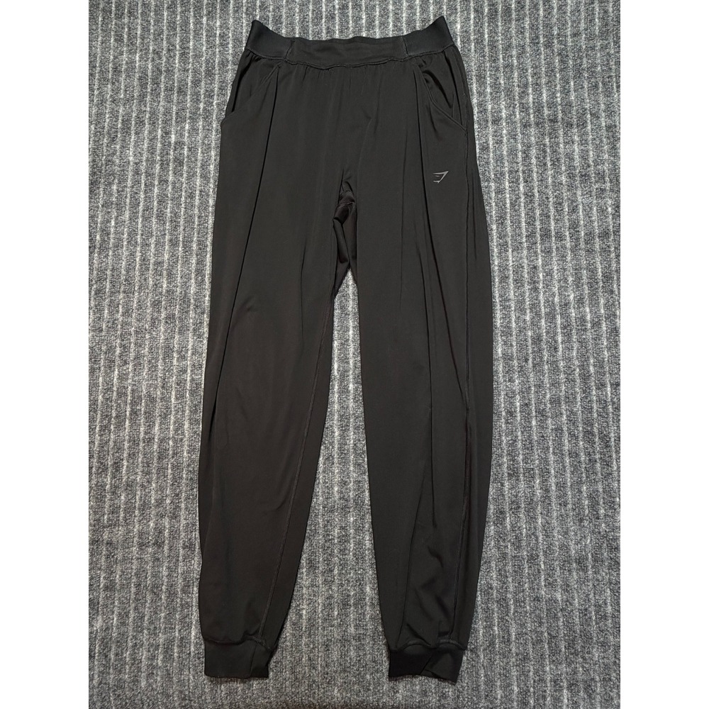 Gymshark Mens Training Performance Joggers Medium Black Sport Minimalist Gym